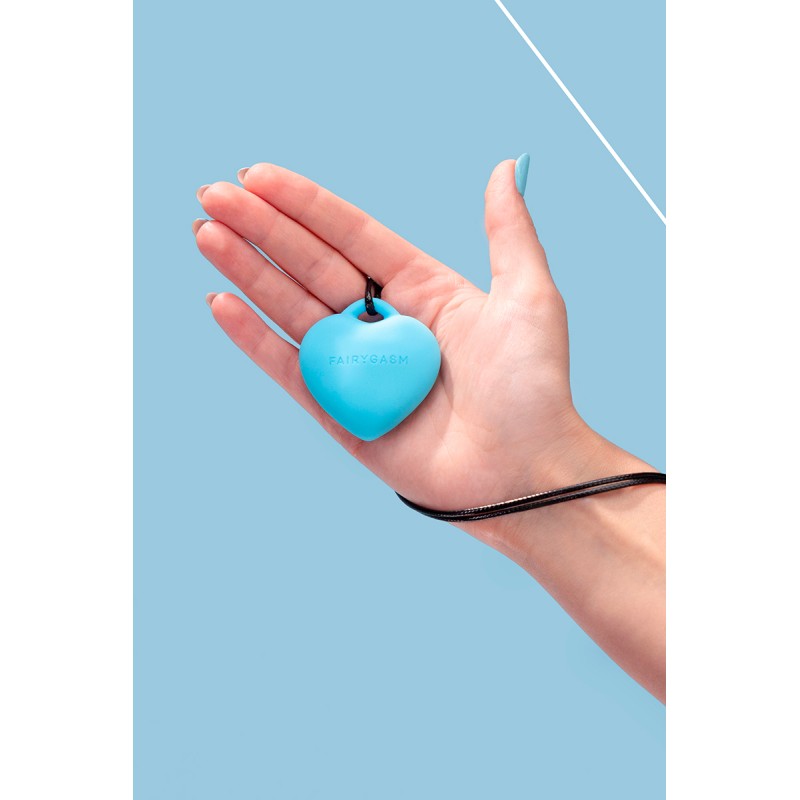 Stimulateur pendentif PleasureStone bleu - FairyGasm